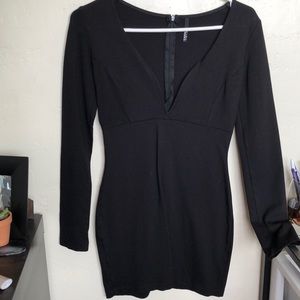 Black mini dress